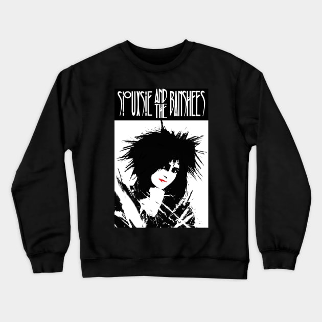 Siouxsie And The Banshees Crewneck Sweatshirt by SiSuSiSu